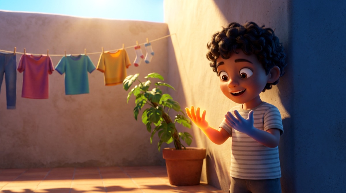 Ilustración: El Sol nos da luz y calor