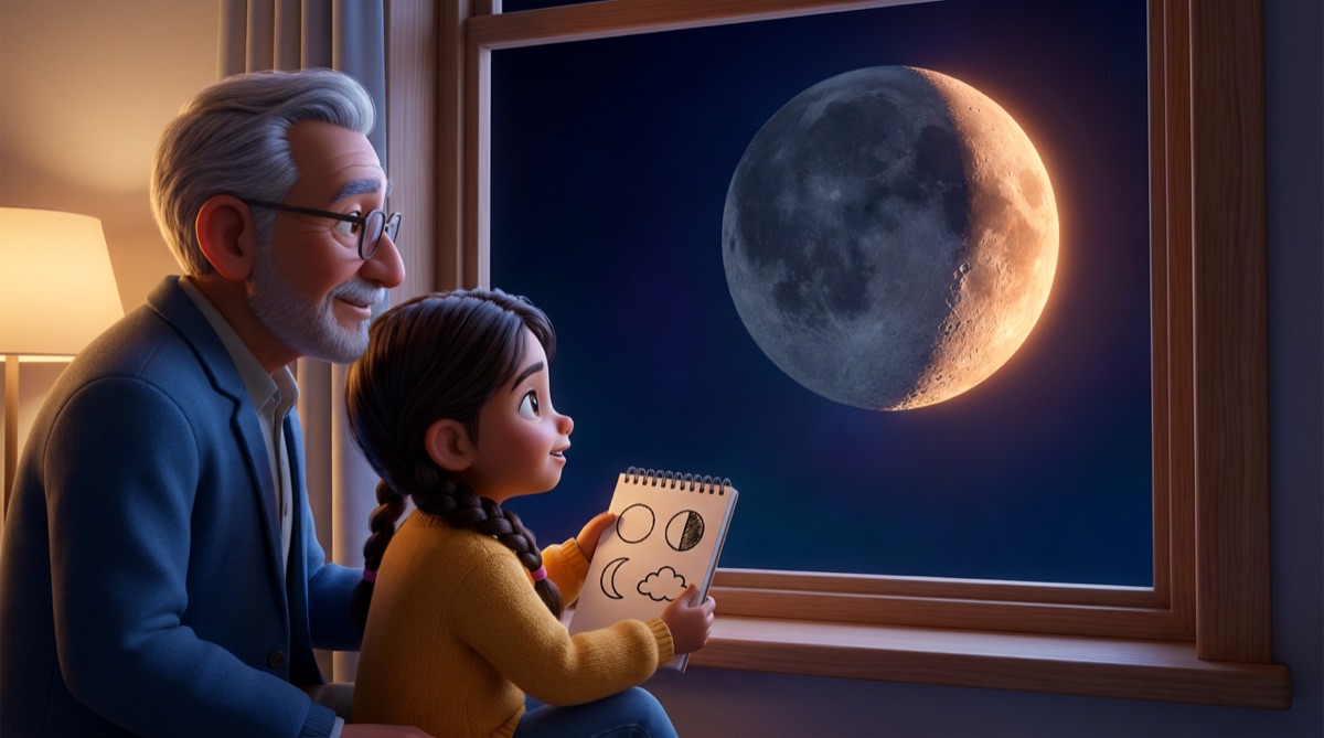 Ilustración: Mi primer diario de la Luna