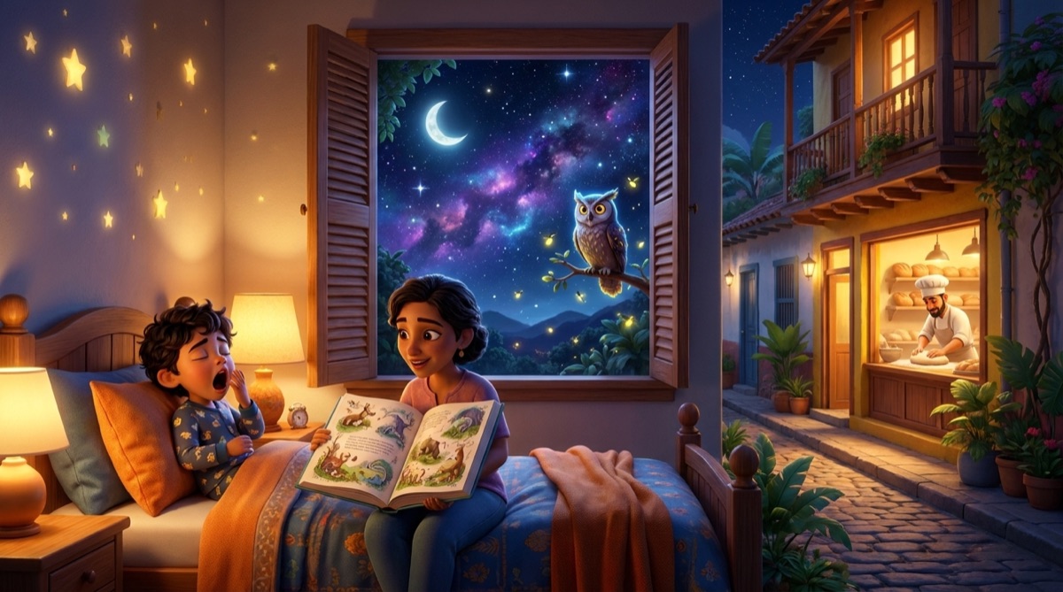 Ilustración: ¿Qué hacemos de noche?