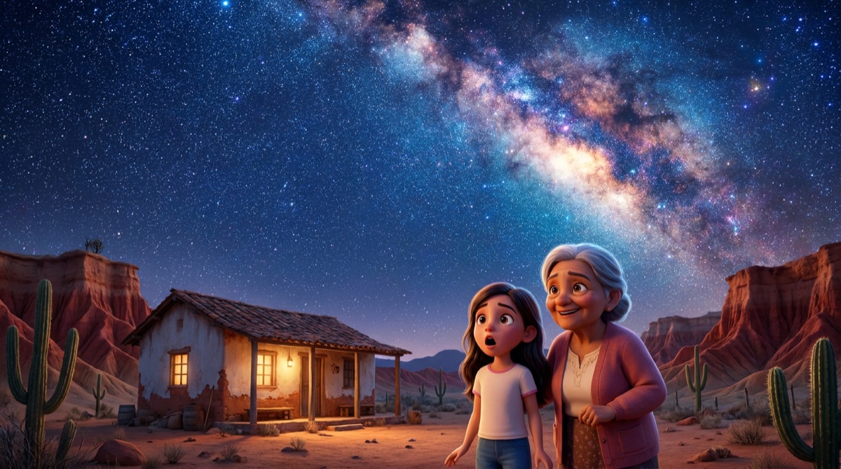 Ilustración: Una noche en la finca