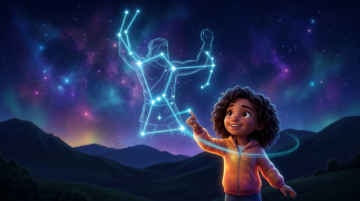 Ilustración: Las constelaciones: dibujos inventados