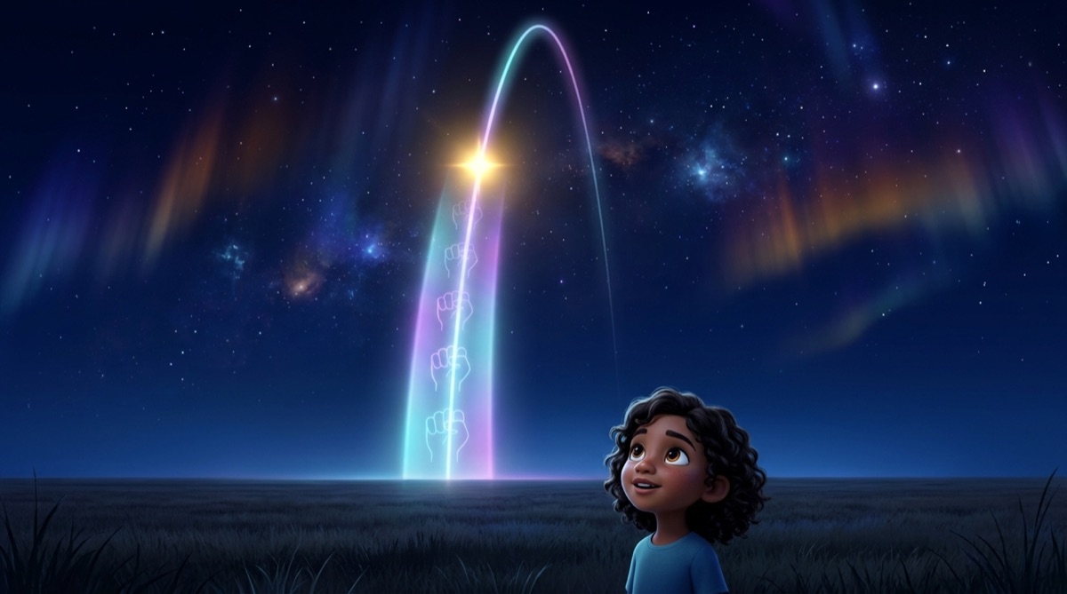 Ilustración: La altura de una estrella