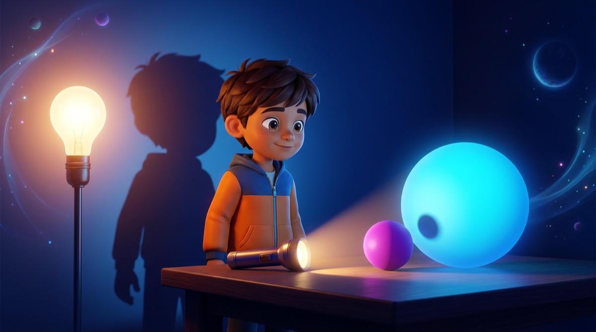 Ilustración: Un eclipse es una sombra