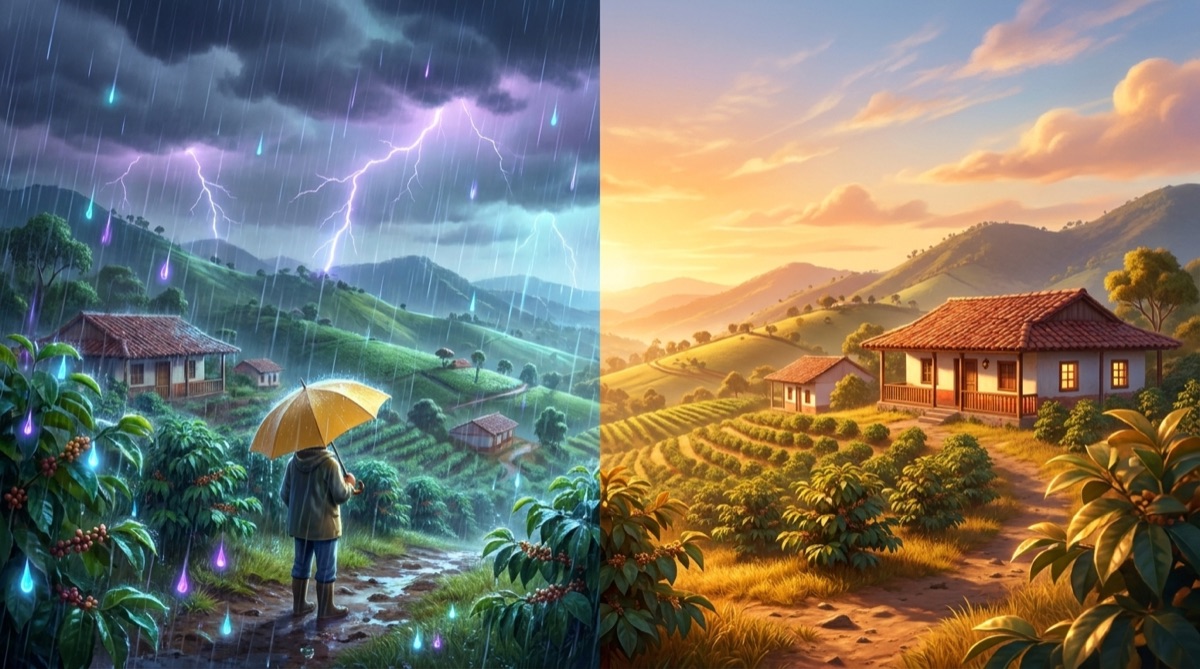 Ilustración: Colombia: temporadas secas y de lluvias