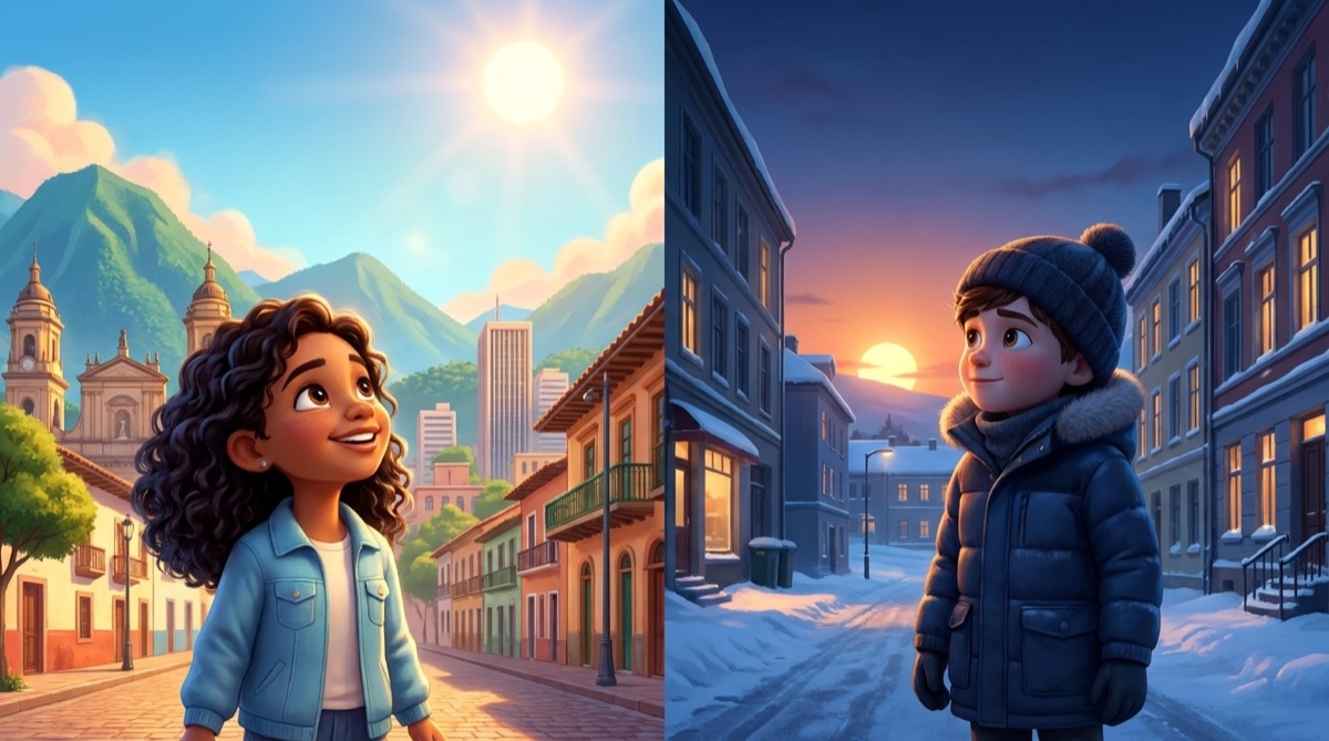 Ilustración: Diciembre en Bogotá y diciembre en Oslo