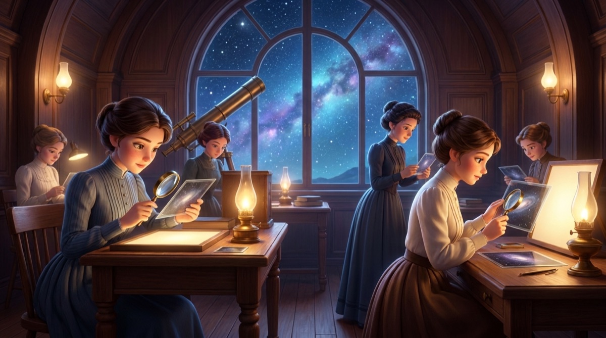 Ilustración: Las calculadoras de Harvard