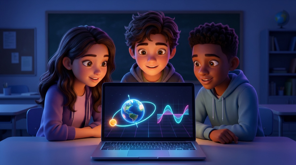 Ilustración: Explora con el simulador