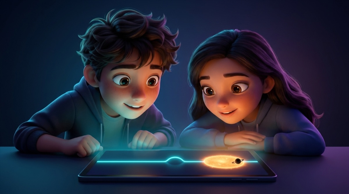 Ilustración: Leer una curva de luz