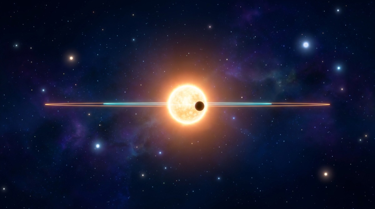 Ilustración: Un eclipse en miniatura