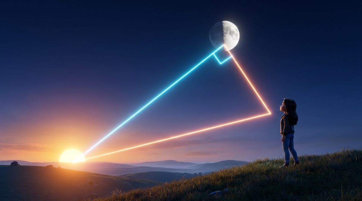 Ilustración: El triángulo de la media Luna