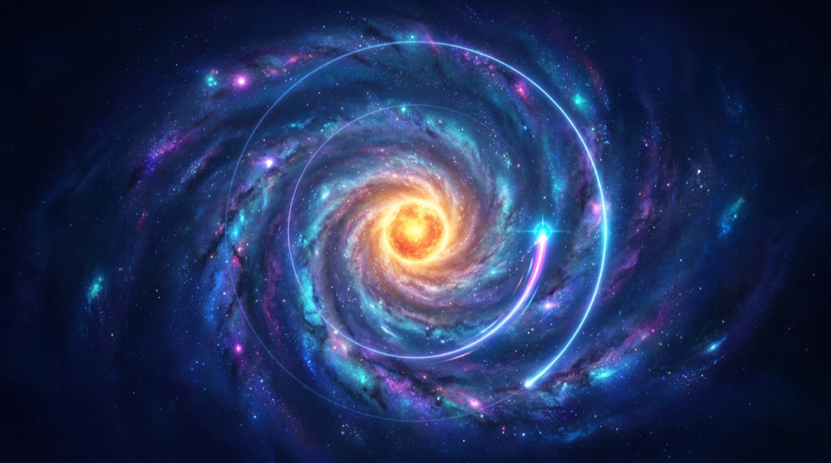 Ilustración: La velocidad circular del Sol