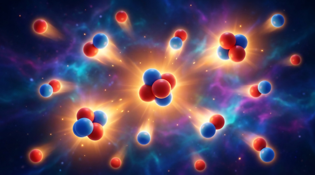 Ilustración: Nucleosíntesis primordial (BBN)